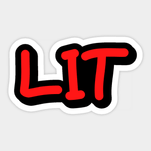 lit Sticker